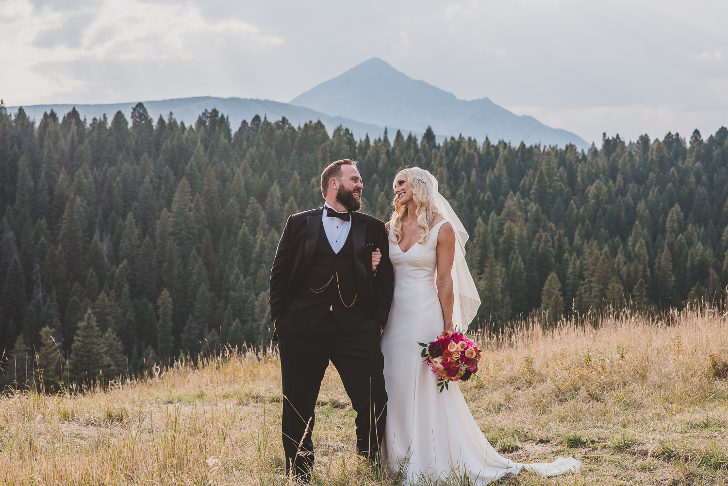 Big Sky Wedding Lone Mountain Ranch Montana