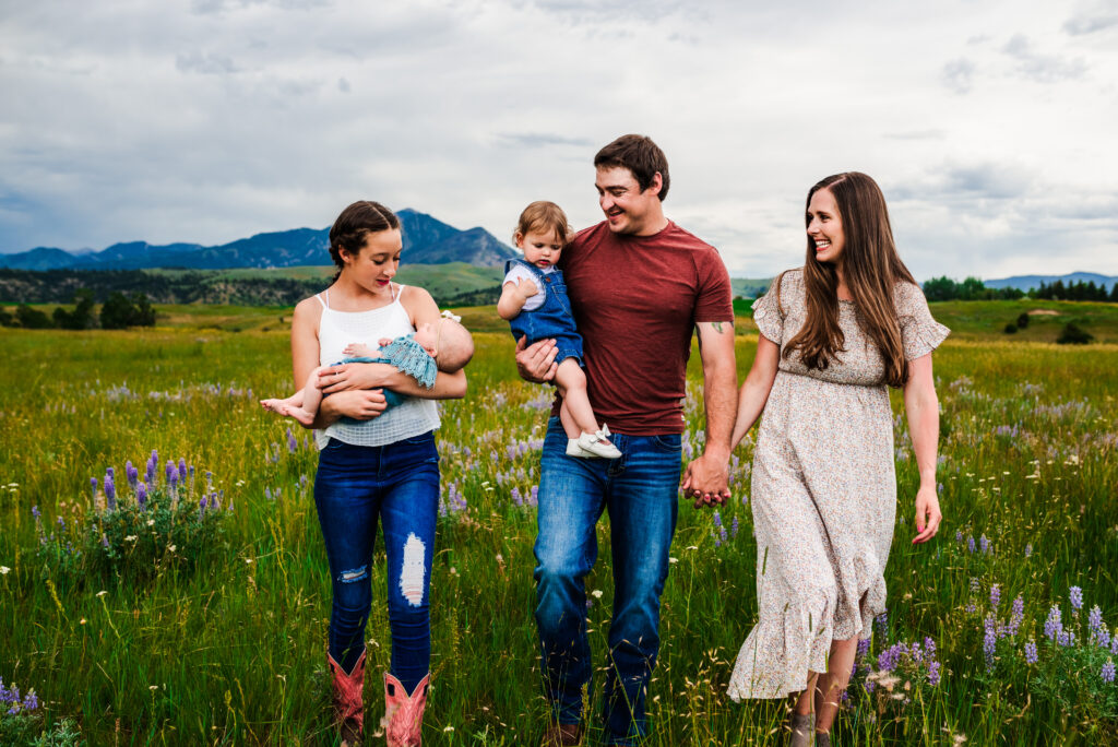 wildflower, bozeman, big sky, family, photography